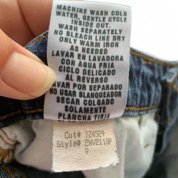 Vintage Y2K L.e.i Women’s Bootcut Jeans-Size 9-Medium Wash - Picture 13 of 14